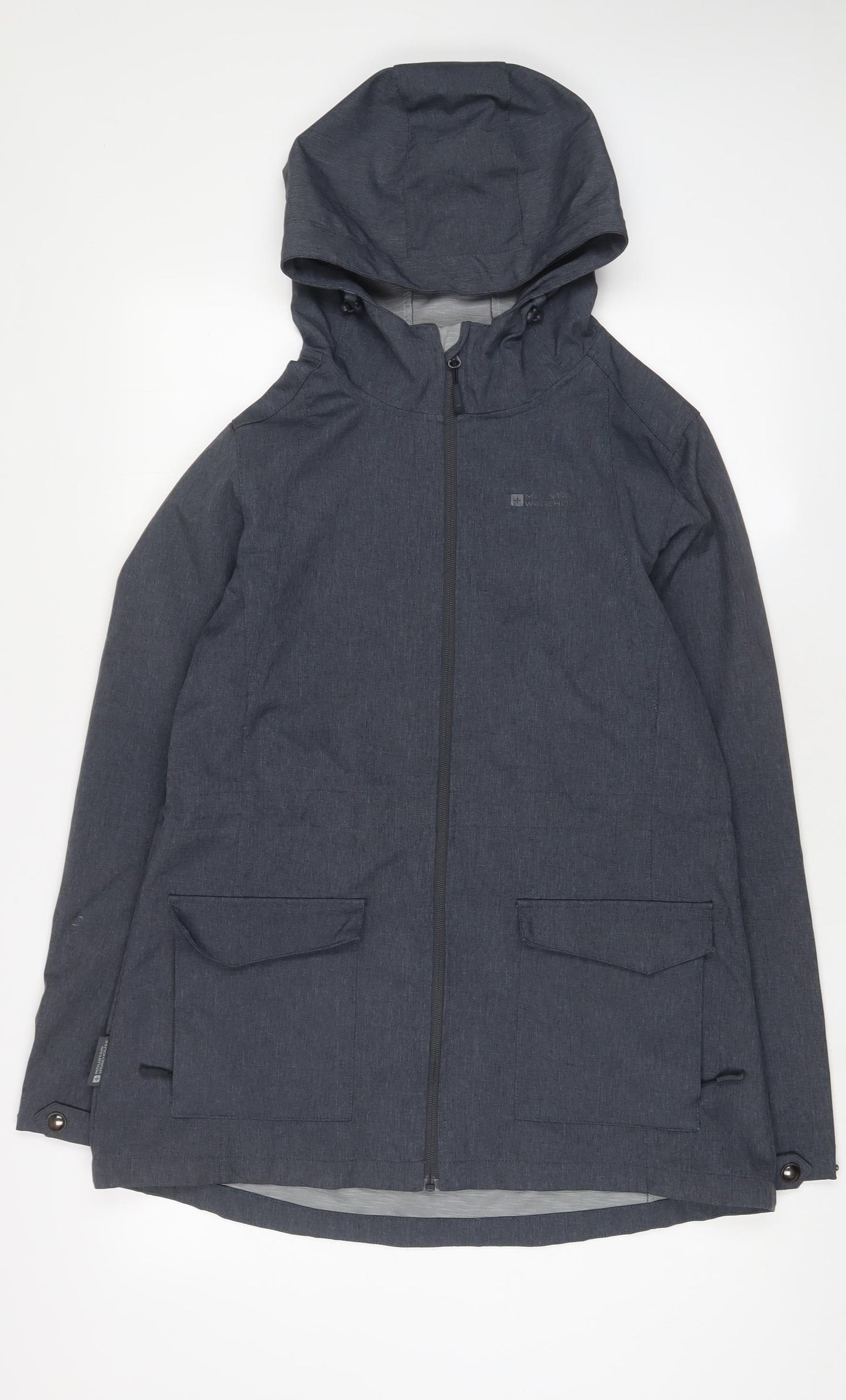 Mountain Warehouse Womens Grey Jacket Coat Size 14 Zip - Logo