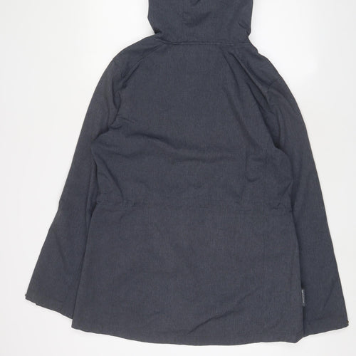 Mountain Warehouse Womens Grey Jacket Coat Size 14 Zip - Logo
