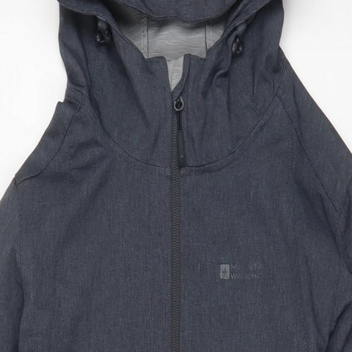 Mountain Warehouse Womens Grey Jacket Coat Size 14 Zip - Logo