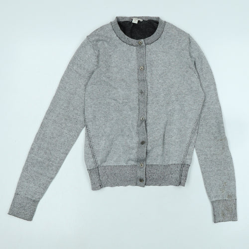 Gap Womens Grey Crew Neck Polyester Pullover Jumper Size XS