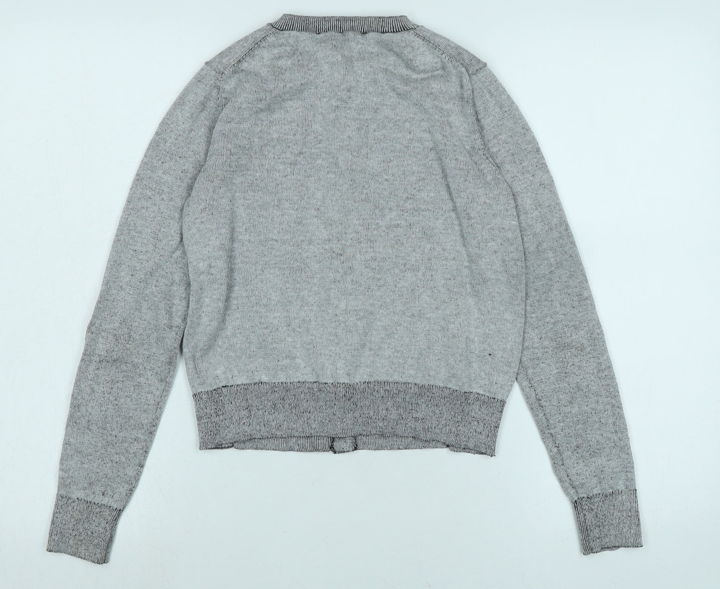 Gap Womens Grey Crew Neck Polyester Pullover Jumper Size XS