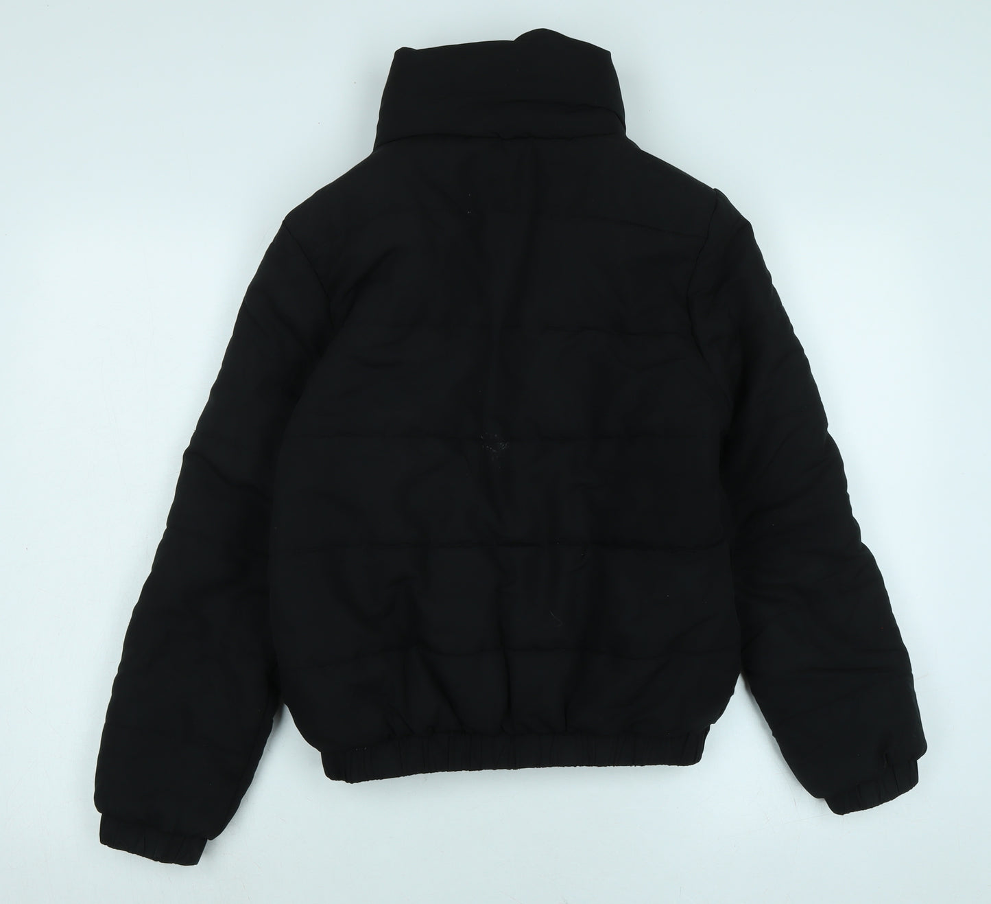 Boohoo Womens Black Jacket Size 8 Zip