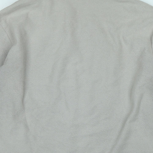 Marks and Spencer Womens Grey Jacket Size 16 Zip