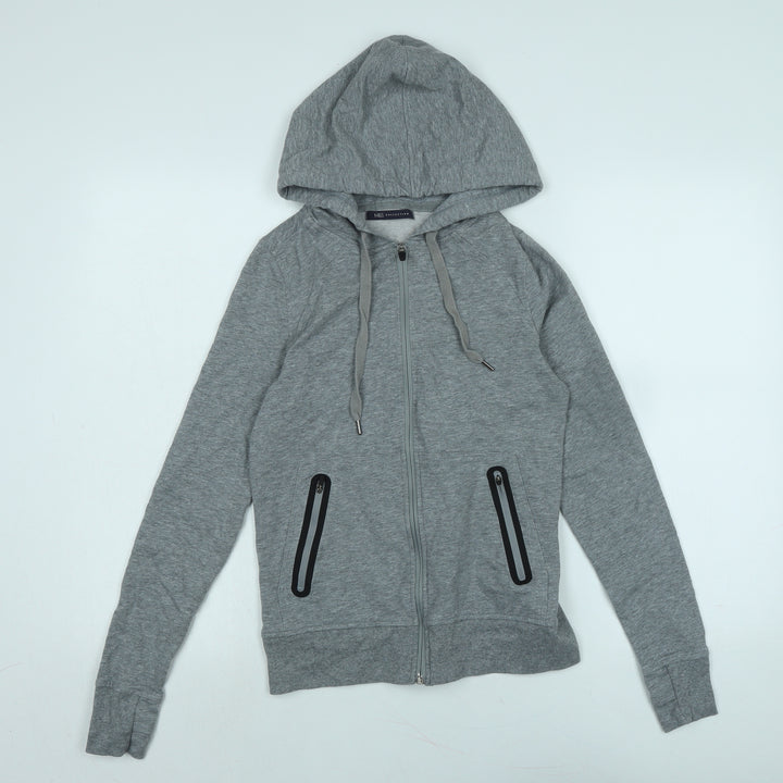 Marks and Spencer Womens Grey Jacket Size 6 Zip