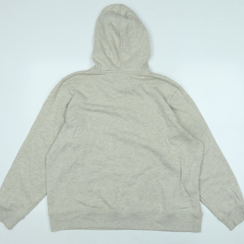 Marks and Spencer Womens Beige Polyester Pullover Hoodie Size L