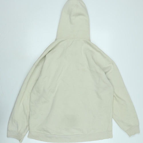 Zara Womens Beige Polyester Pullover Hoodie Size S