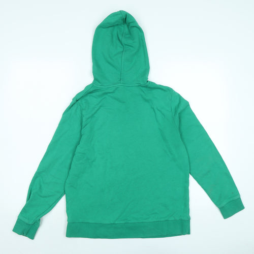 Marks and Spencer Womens Green Polyester Pullover Hoodie Size 12