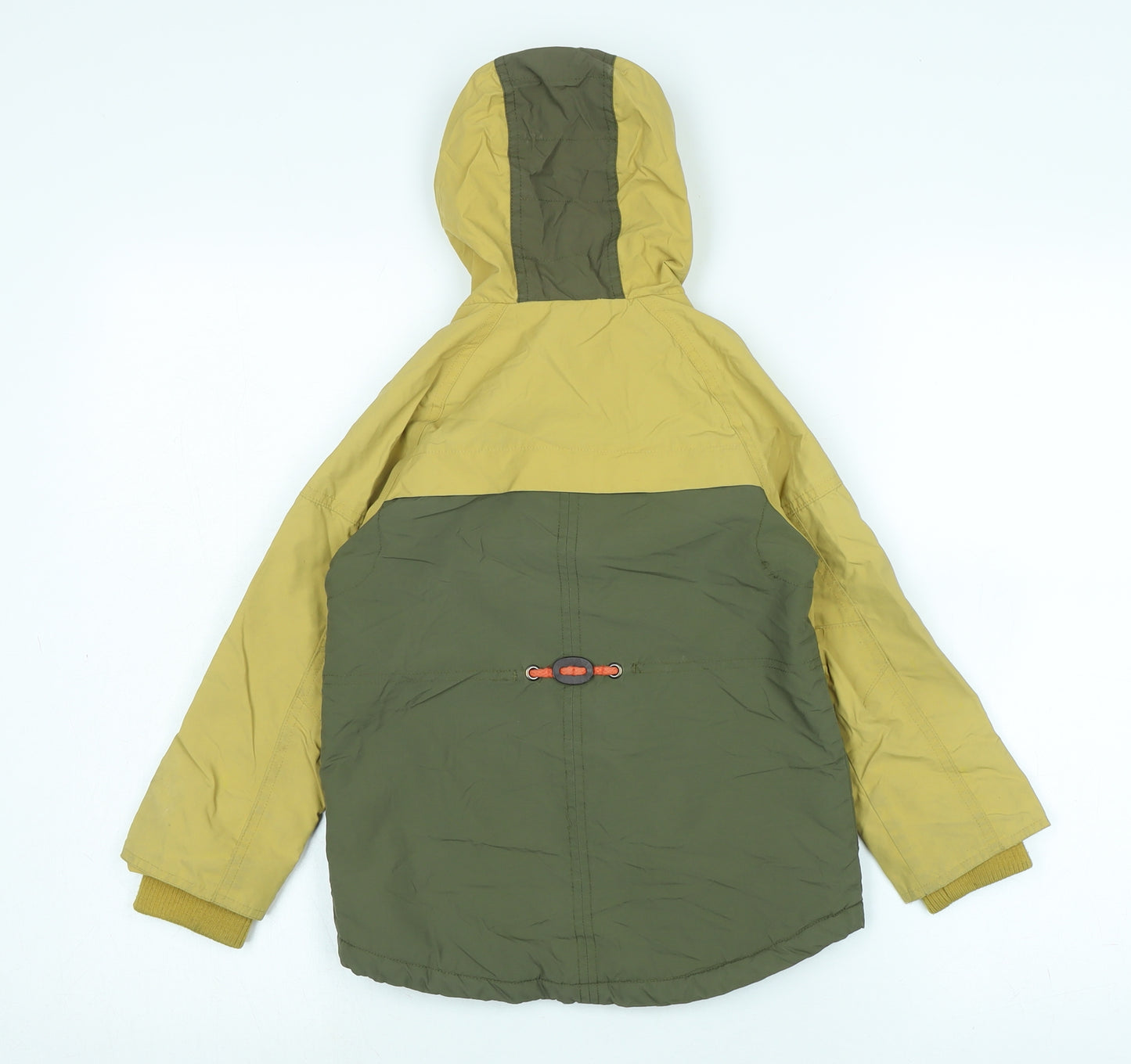 Outdoor Expedition Boys Green Anorak Coat Size 5-6 Years Zip