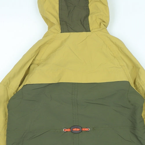 Outdoor Expedition Boys Green Anorak Coat Size 5-6 Years Zip