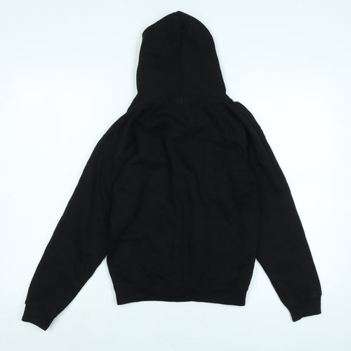 AYKIZ Boys Black Polyester Pullover Hoodie Size 9-10 Years