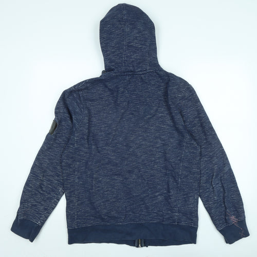 S&J Mens Blue Jacket Size L Zip