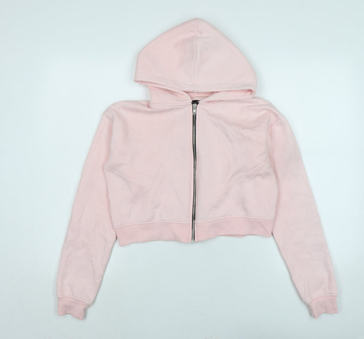 PRETTYLITTLETHING Womens Pink Jacket Size S Zip