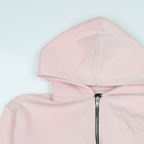 PRETTYLITTLETHING Womens Pink Jacket Size S Zip
