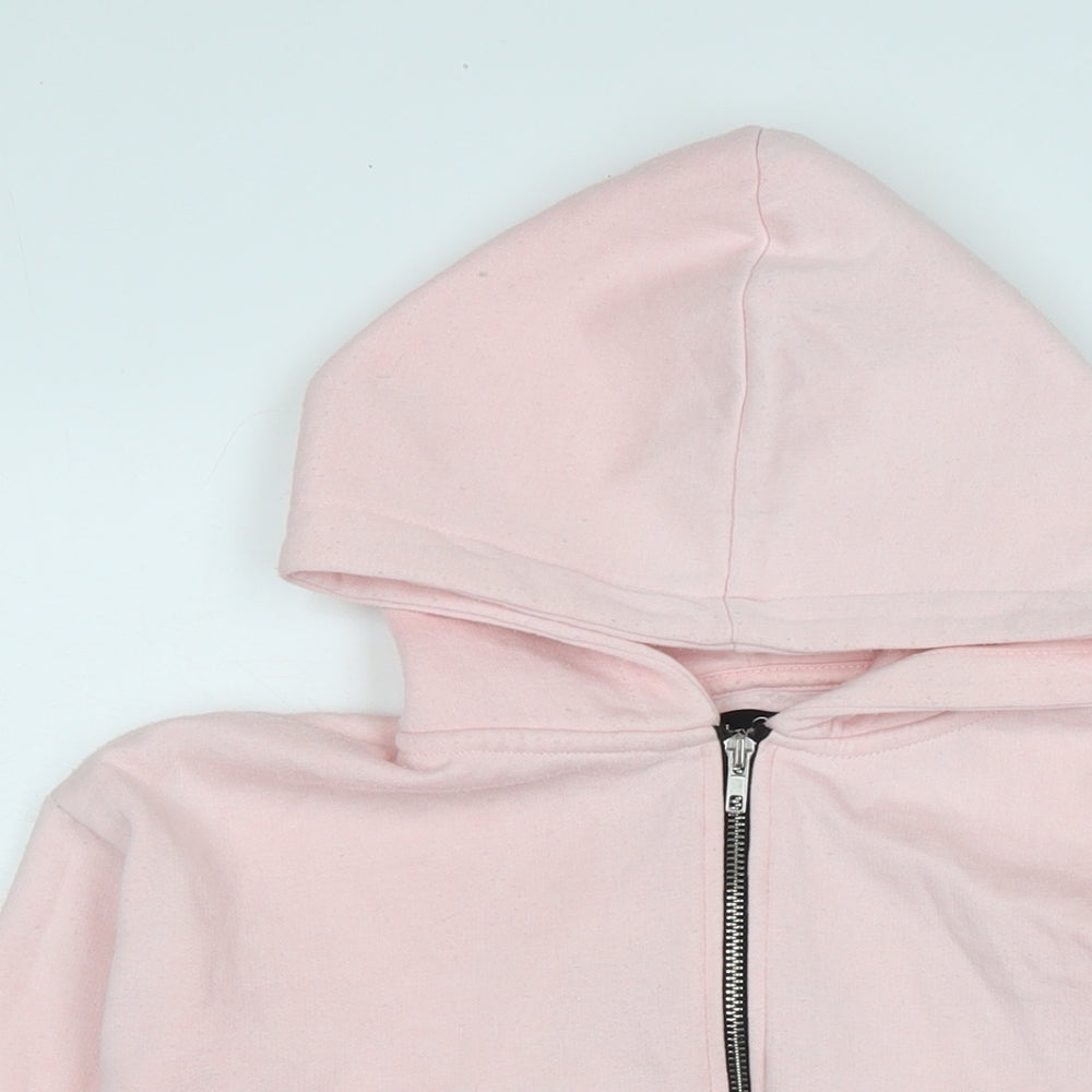 PRETTYLITTLETHING Womens Pink Jacket Size S Zip