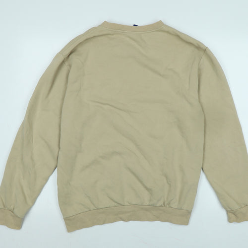 H&M Womens Beige Polyester Pullover Sweatshirt Size S