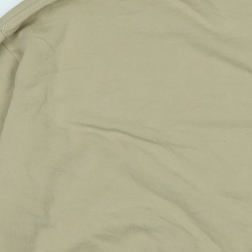 H&M Womens Beige Polyester Pullover Sweatshirt Size S