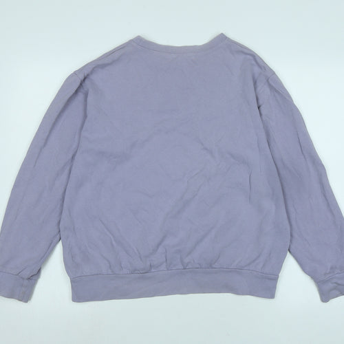 Everyday will a gift Womens Purple Polyester Pullover Sweatshirt Size L - Everyday will a gift