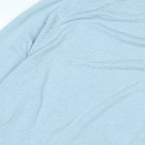 H&M Womens Blue Cotton Pullover Sweatshirt Size S
