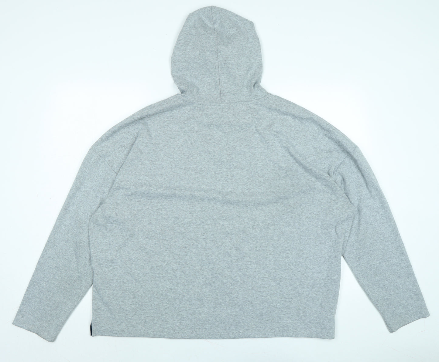 Marks and Spencer Womens Grey Polyester Pullover Hoodie Size 22 - Bird Print