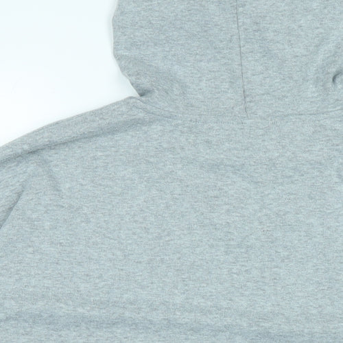 Marks and Spencer Womens Grey Polyester Pullover Hoodie Size 22 - Bird Print