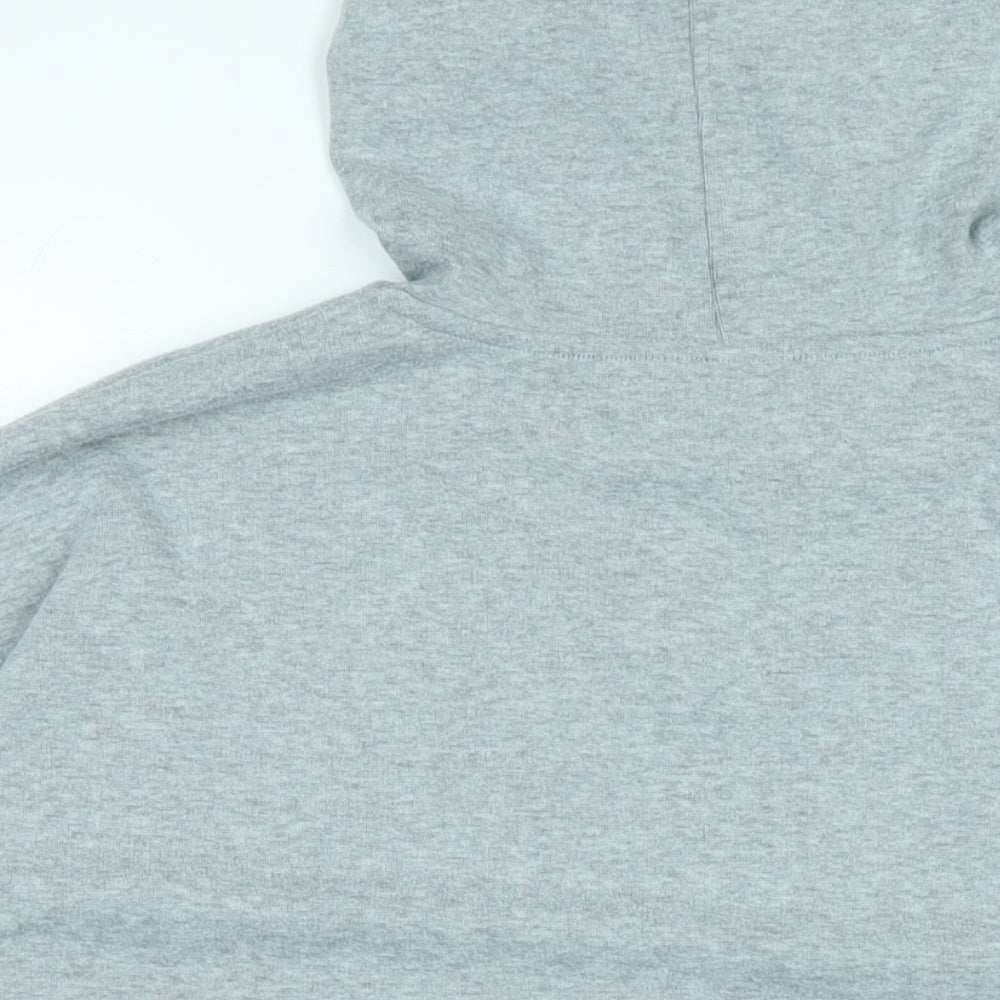Marks and Spencer Womens Grey Polyester Pullover Hoodie Size 22 - Bird Print