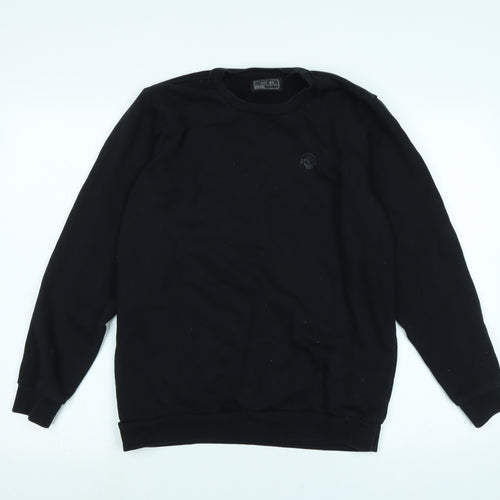 NEXT Boys Black Polyester Pullover Sweatshirt Size 15 Years - Small skull Logo