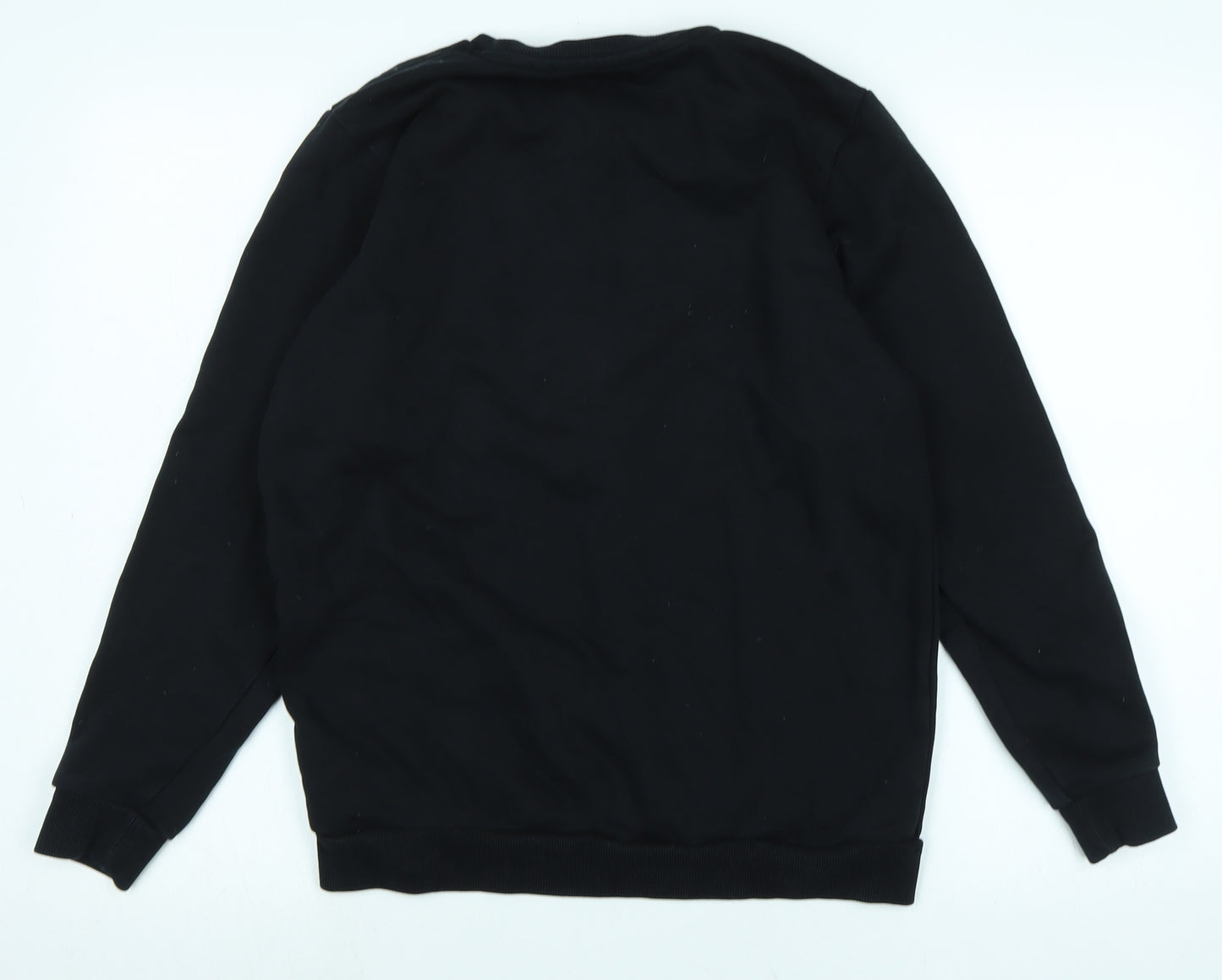 NEXT Boys Black Polyester Pullover Sweatshirt Size 15 Years - Small skull Logo
