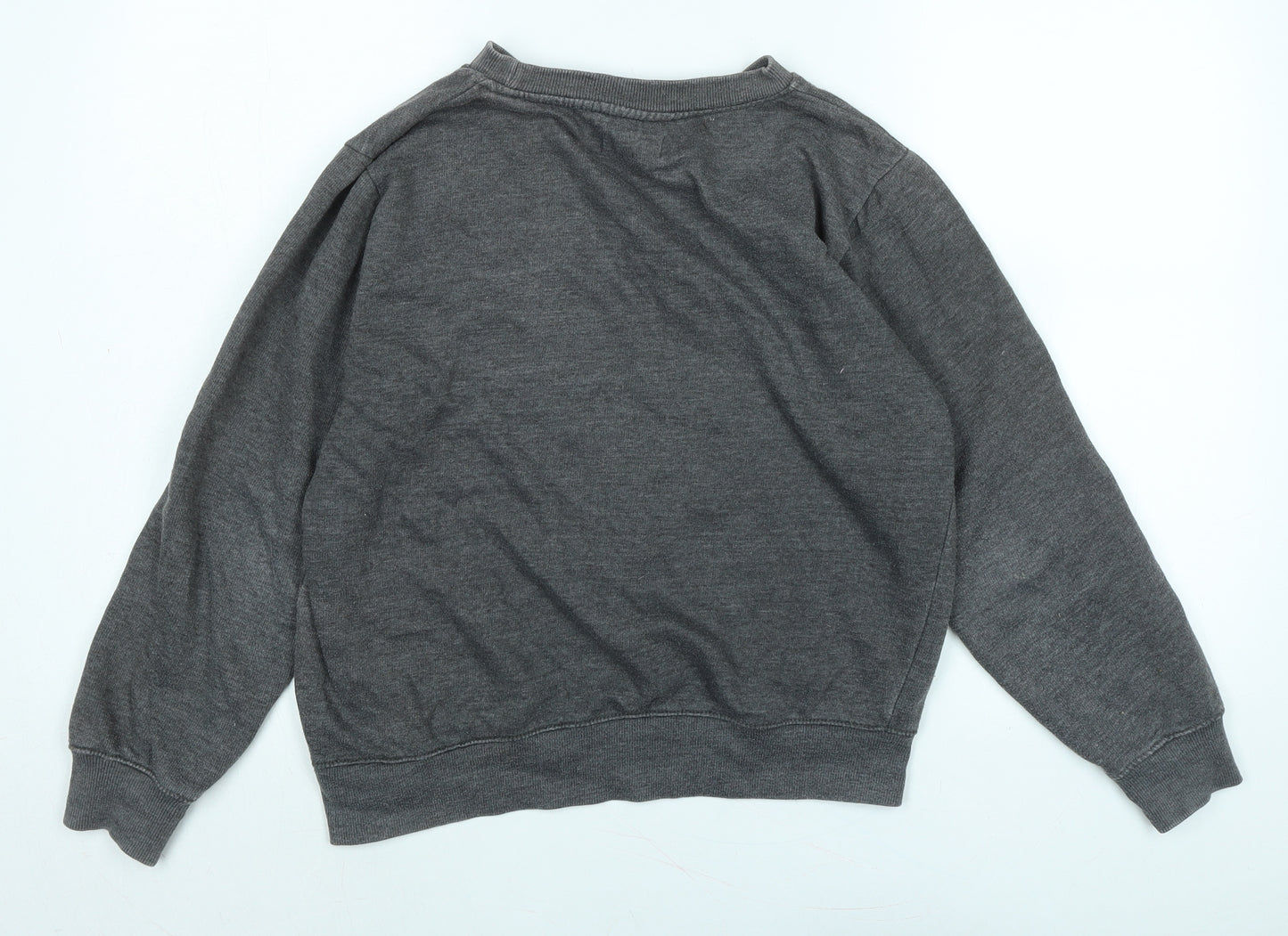 Boohoo Womens Grey Polyester Pullover Sweatshirt Size 10