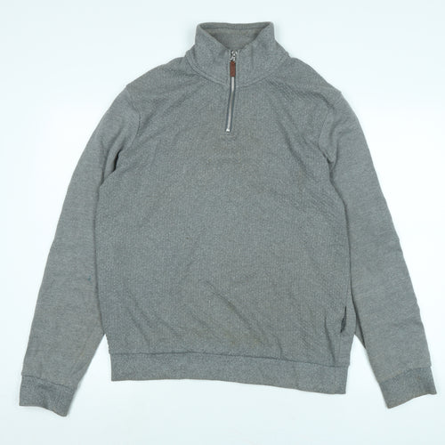 NEXT Mens Grey Cotton Pullover Sweatshirt Size M