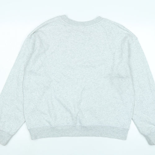 H&M Womens Grey Cotton Pullover Sweatshirt Size S - NYC Athletics Club-1999-manhattan New York.