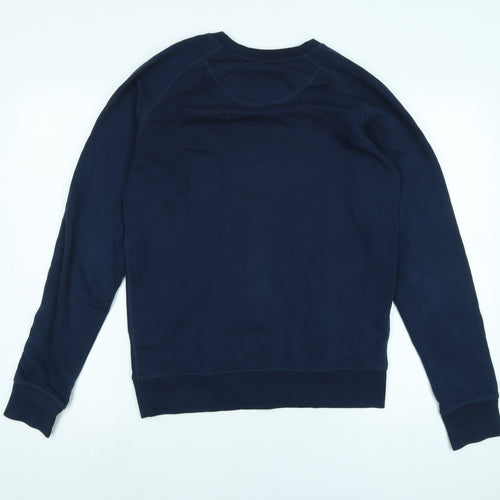 Stella Stanley Mens Blue Cotton Pullover Sweatshirt Size M - Winging It