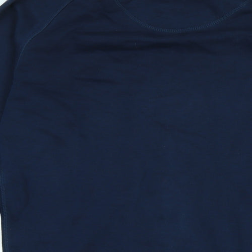 Stella Stanley Mens Blue Cotton Pullover Sweatshirt Size M - Winging It