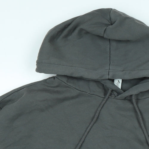 H&M Womens Grey Cotton Pullover Hoodie Size L
