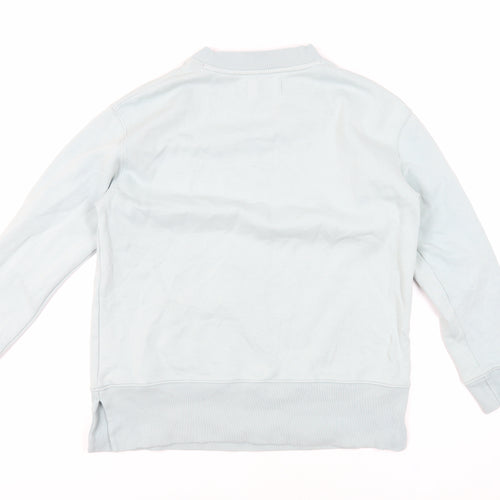NEXT Womens Blue Cotton Pullover Sweatshirt Size M Pullover