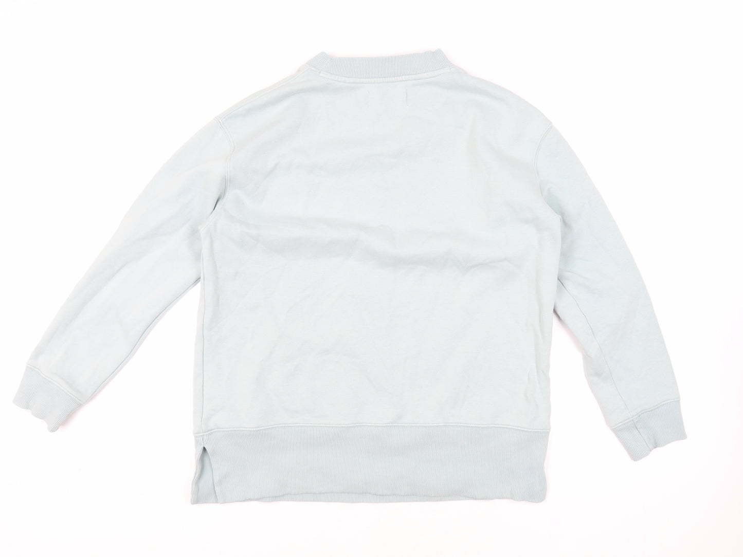 NEXT Womens Blue Cotton Pullover Sweatshirt Size M Pullover
