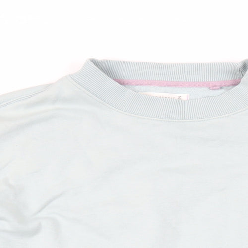 NEXT Womens Blue Cotton Pullover Sweatshirt Size M Pullover