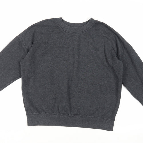 NEXT Womens Grey Cotton Pullover Sweatshirt Size 14 Pullover