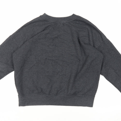 NEXT Womens Grey Cotton Pullover Sweatshirt Size 14 Pullover