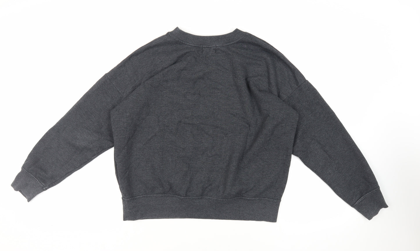 NEXT Womens Grey Cotton Pullover Sweatshirt Size 14 Pullover