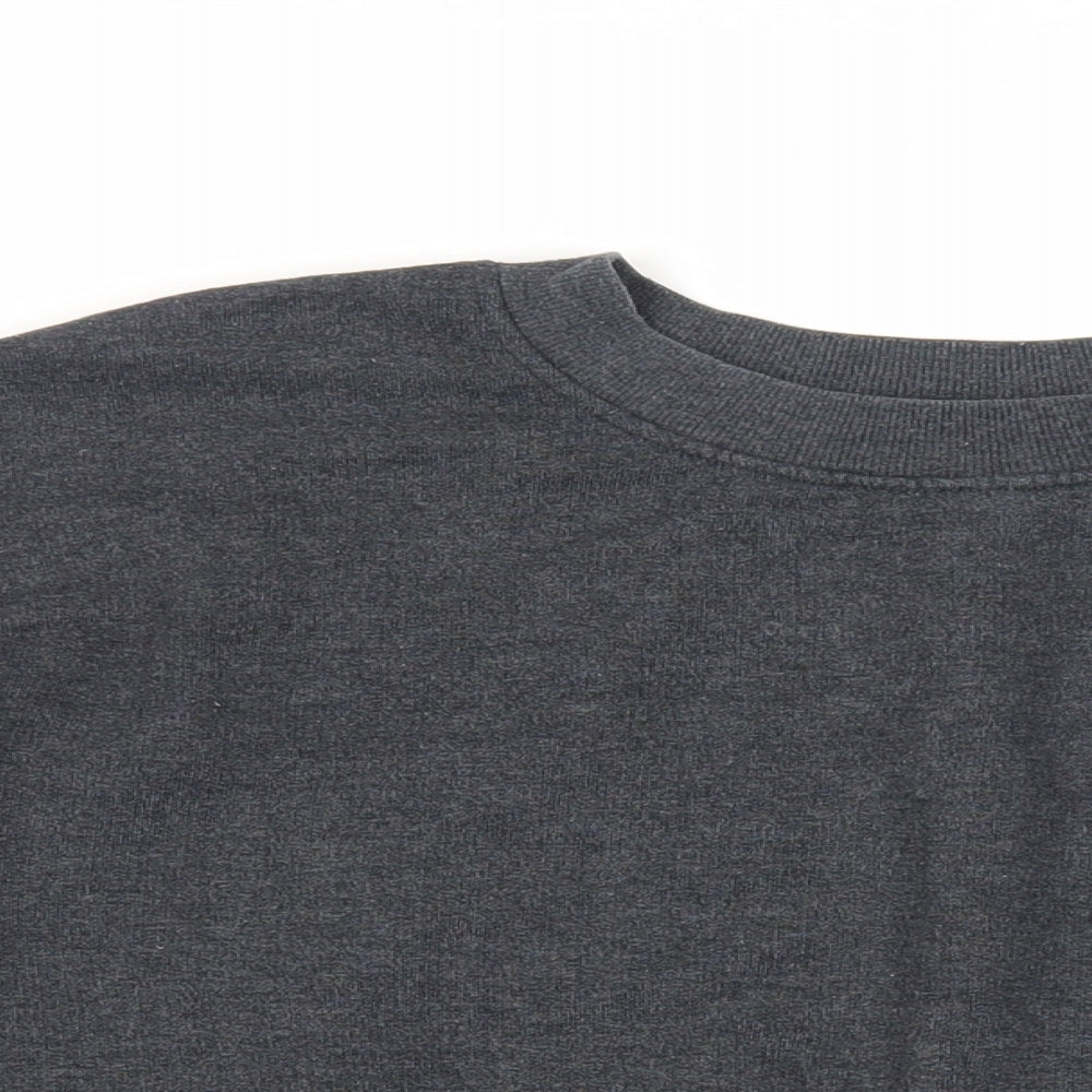 NEXT Womens Grey Cotton Pullover Sweatshirt Size 14 Pullover