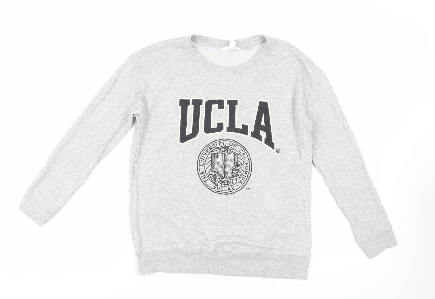 H&M Mama Womens Grey Cotton Pullover Sweatshirt Size XS Pullover - UCLA