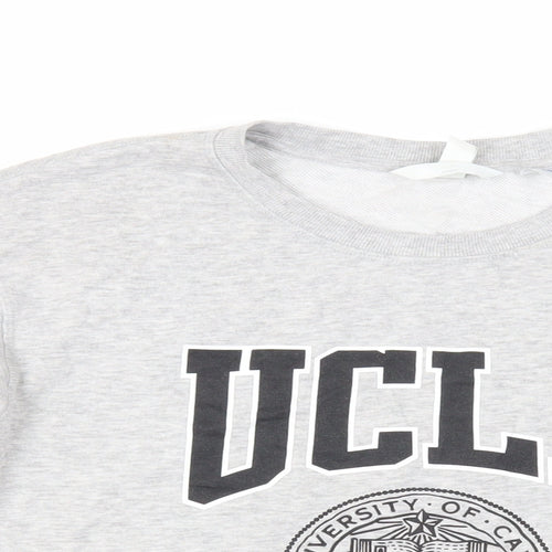 H&M Mama Womens Grey Cotton Pullover Sweatshirt Size XS Pullover - UCLA