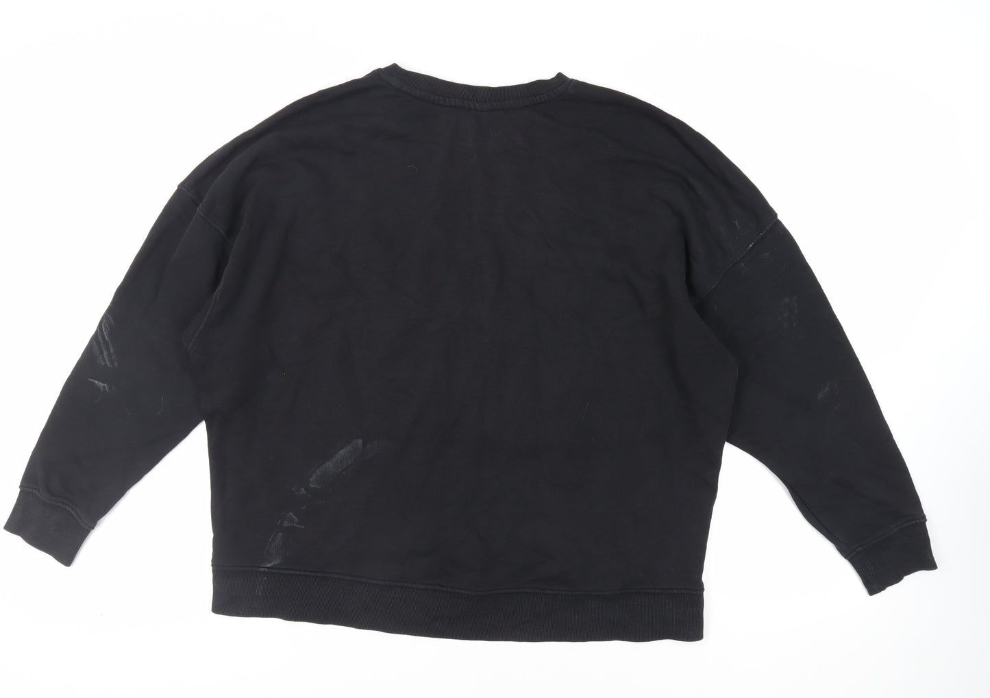 Only Womens Black Cotton Pullover Sweatshirt Size L Pullover - Rebel Soul