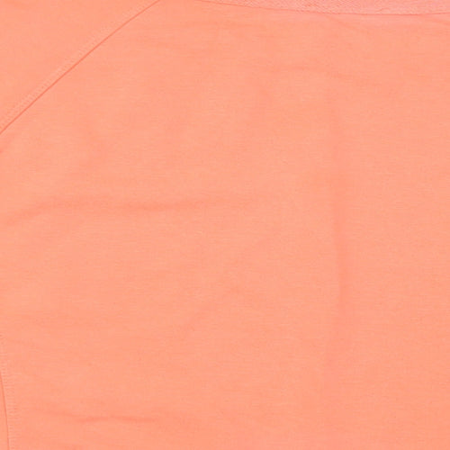 Alice Collins Womens Orange Cotton Pullover Sweatshirt Size 18 Pullover
