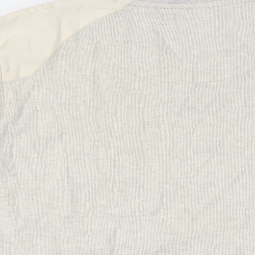 NEXT Mens Beige Cotton Pullover Sweatshirt Size XL