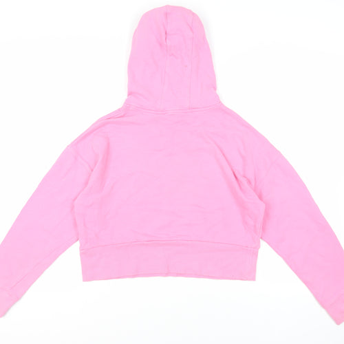 DKNY Womens Pink Cotton Pullover Hoodie Size XS Pullover - Logo