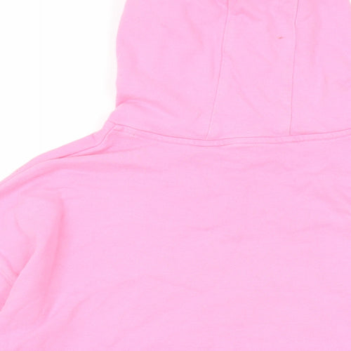 DKNY Womens Pink Cotton Pullover Hoodie Size XS Pullover - Logo