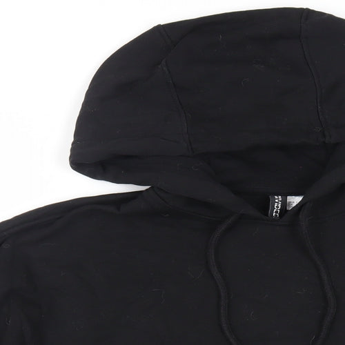 Divided by H&M Womens Black Cotton Pullover Hoodie Size S Pullover - NASA