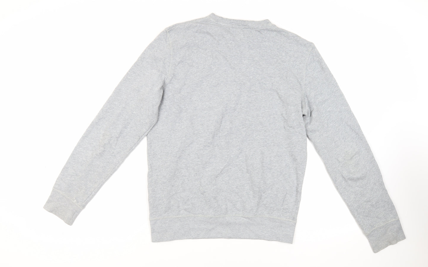 H&M Mens Grey Cotton Pullover Sweatshirt Size S