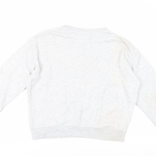 H&M Womens Grey Cotton Pullover Sweatshirt Size S Pullover - Barcelona